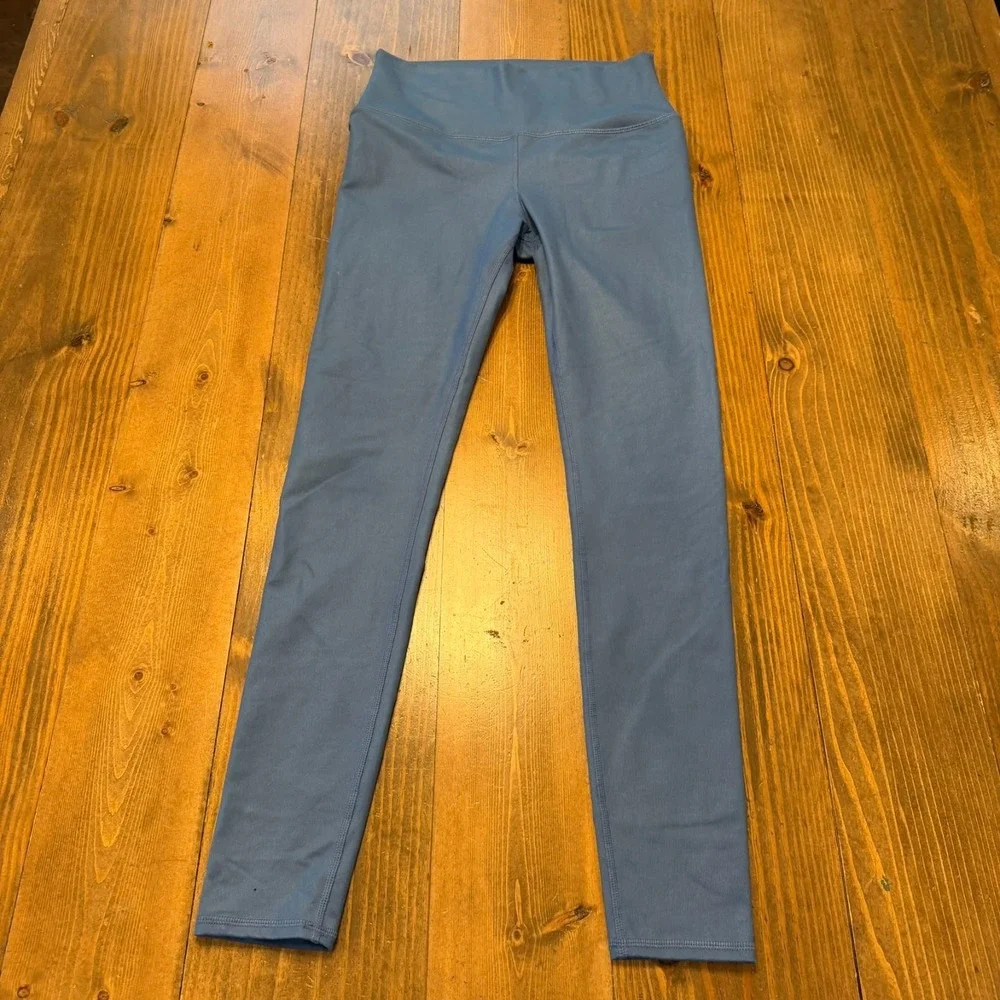 Alo Yoga‎ 7/8 High-Waist Airbrush Leggings Women Size Small Blue